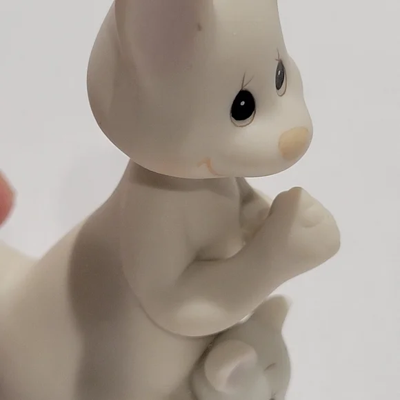 Hello world 1988 Kangaroo & Joey precious moments porcelain figurine - Picture 7 of 9